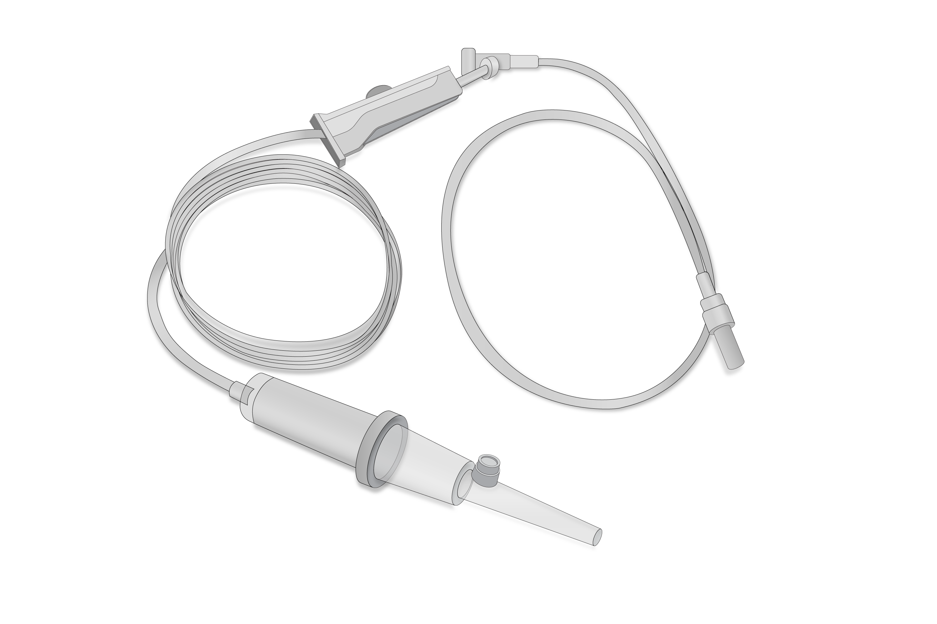 Blood-giving set with air vent