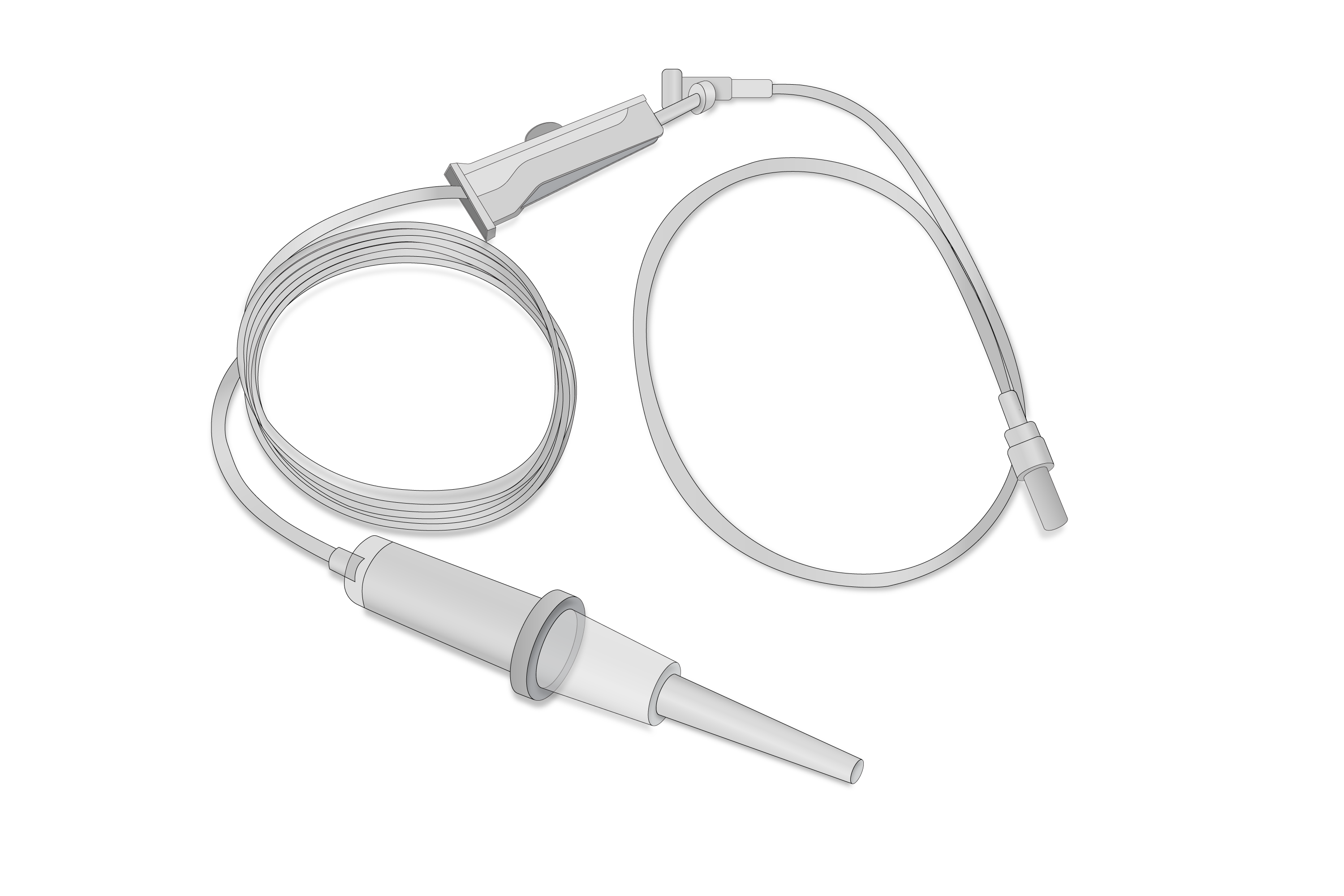 Blood-giving set without air vent