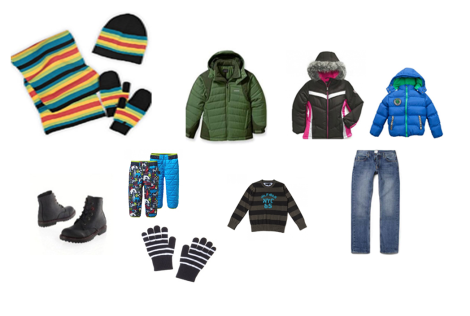 Set Winter clothes-severe winter 9yrs