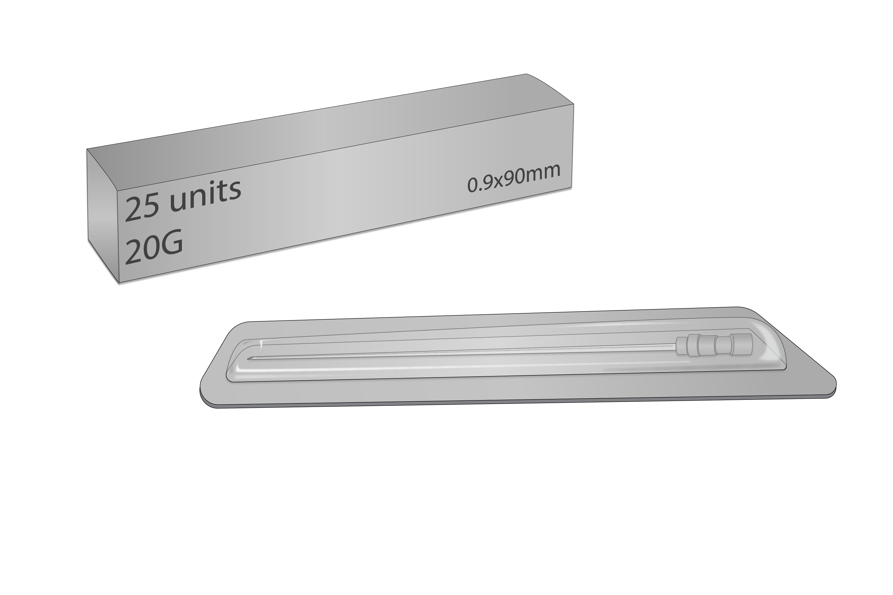 Needle,spinal,20G(0.9x90mm),ster,Box25