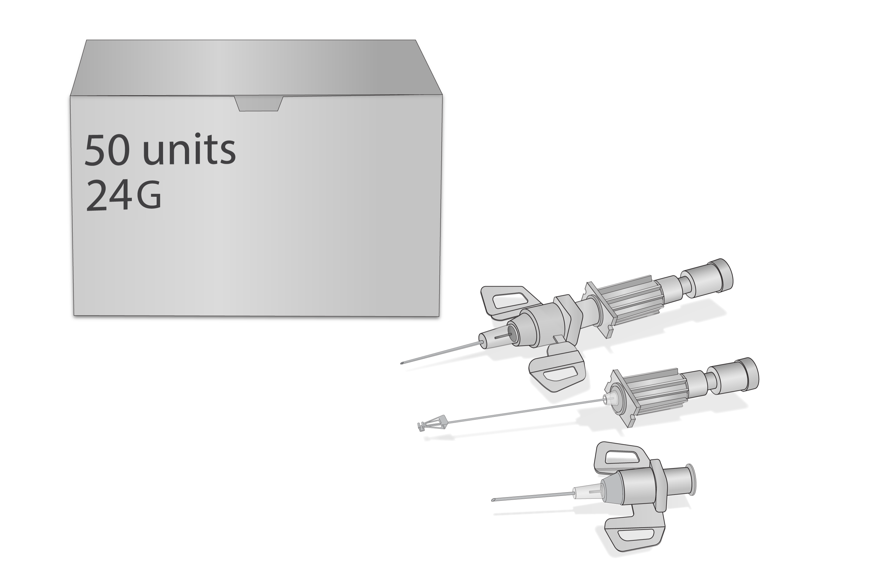 Cannula,IV short,24G,SIP,ster,disp,BOX50