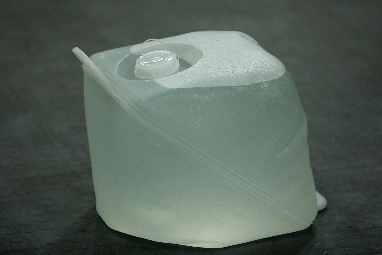 Water-cont,LDPE,20l,collapsibl.,w/o logo