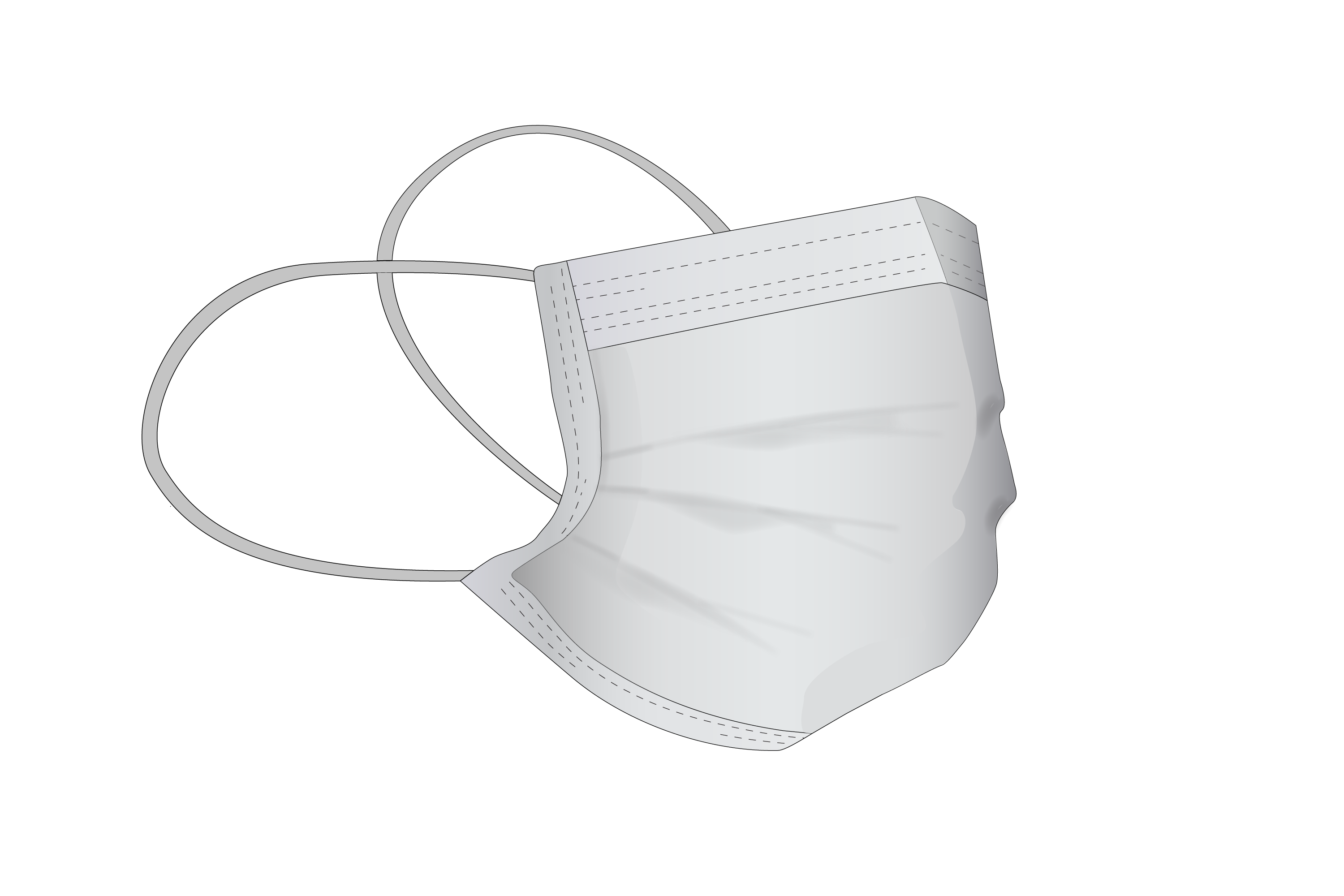 Mask,surgic,typeIIR,ear loop,disp.pack50