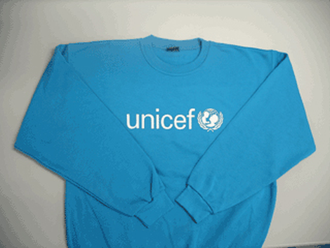 Sweatshirt,UNICEF,blue,poly/cotton,S