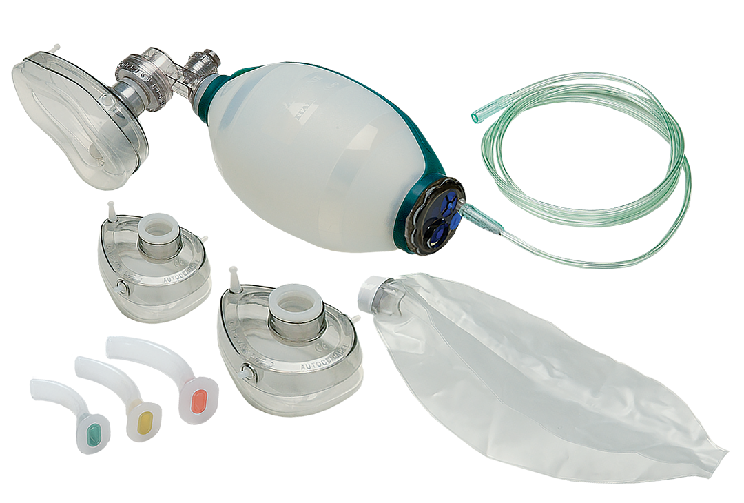 Resuscitator,hand-oper.,adult,set