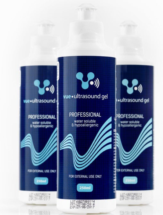 Gel, ultrasound, bottle, min. 250ml