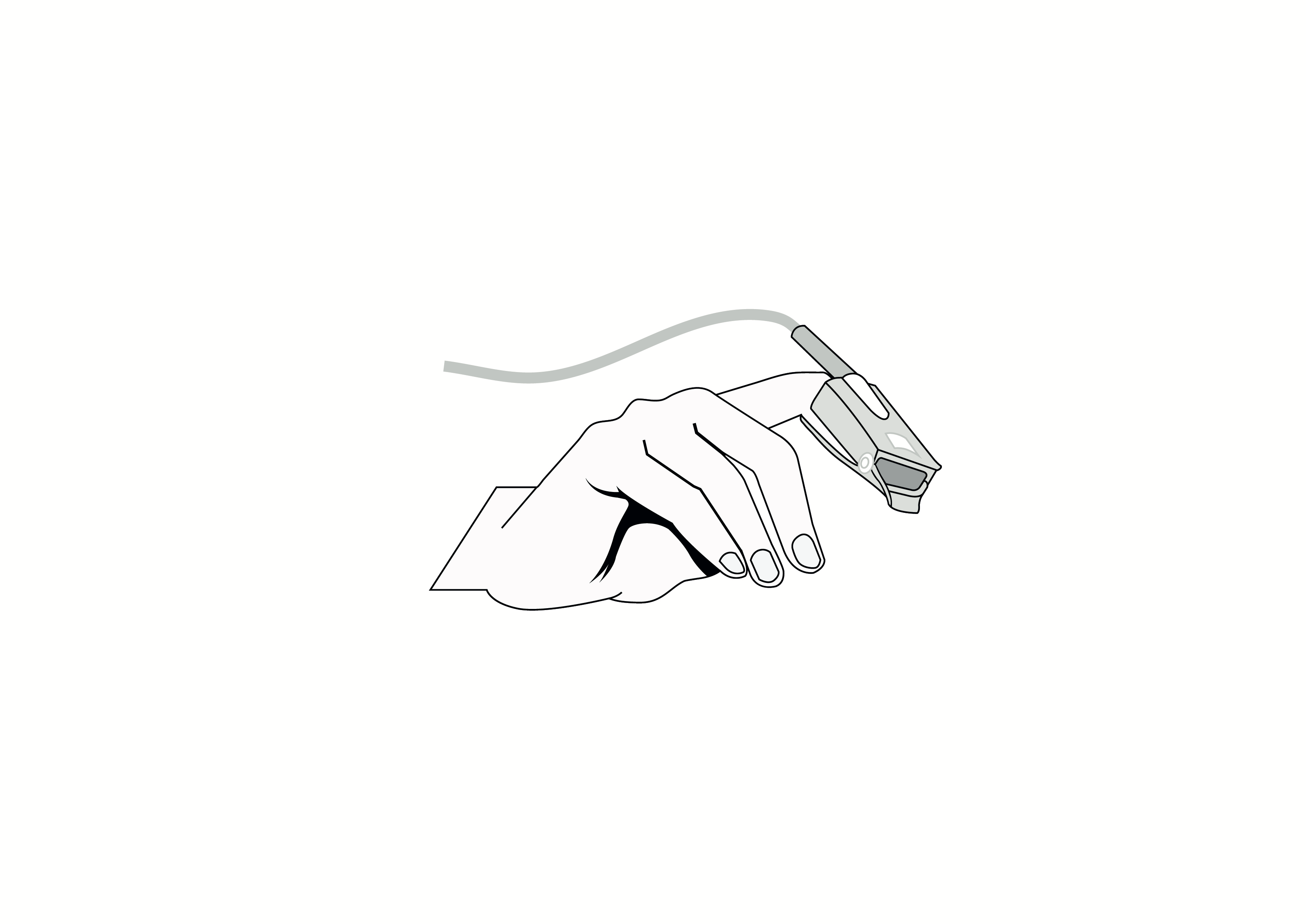 Sensor, reusable, pulse ox., adult