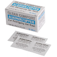 Compress,gauze,anti-septic,6x3cm,box/100