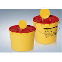 Container, sharps, leak-proof plastic,4L