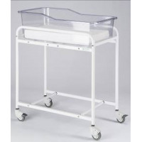 Cot,baby,hospital,w/bassinet,on castors