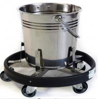 Bucket,kick,ss,on castors