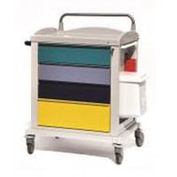 Trolley,emergency,w/drawers