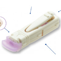 Lancet, safety, 2.0 mm, disp, BOX/100