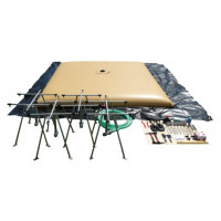 Water tank,collapsible,20000l,w/dist.kit