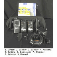 VHF portable radio kit,Motorola GP360