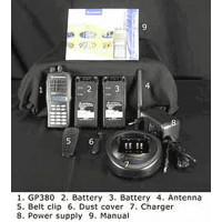 VHF portable radio kit,Motorola GP380