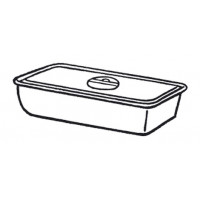Tray,instr,ss,310x195x60mm,w/cover