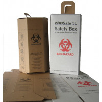 Safety box f.used syrgs/ndls 5lt/BOX-25