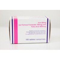 Iron 60mg+Folic ac.400mcg tab/PAC(10x10)