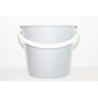 Pail w/bail,handle,polyethylene,10 litre