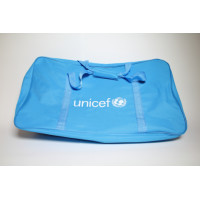 Bag,UNICEF,blue polyester,360x230x610mm